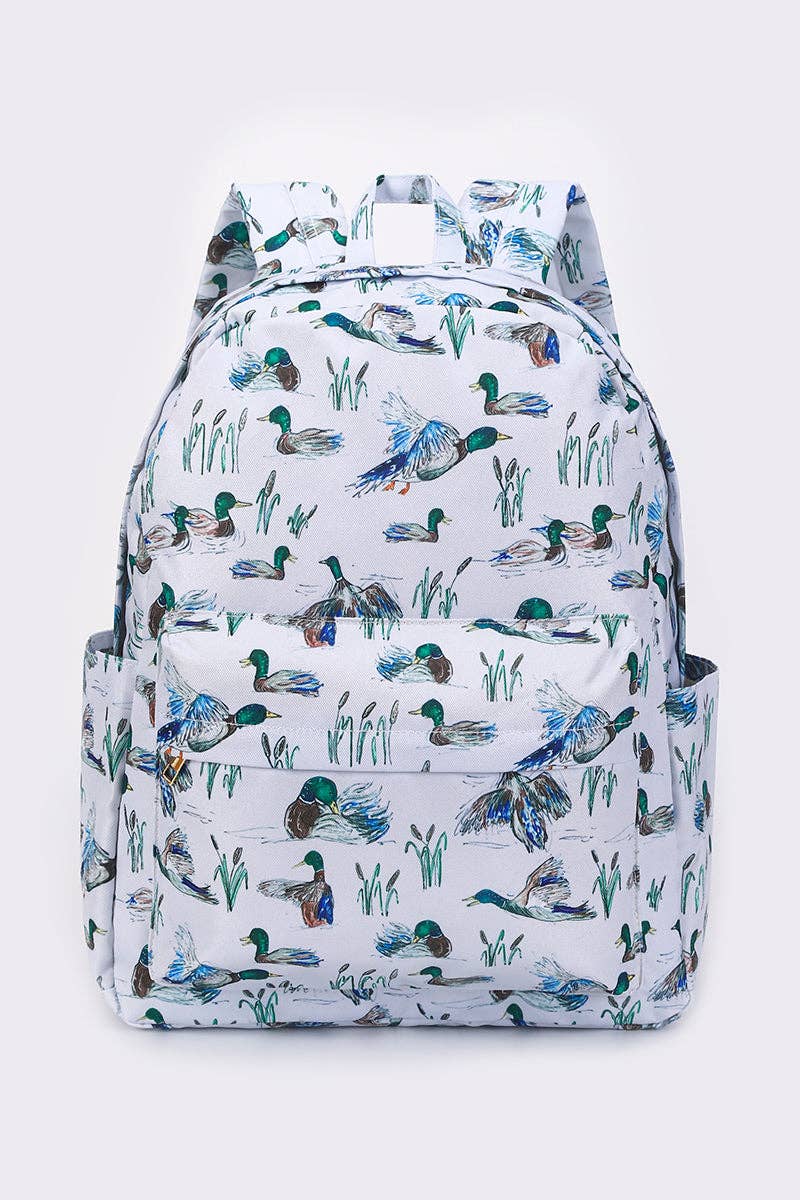 Backpack With Duck Print