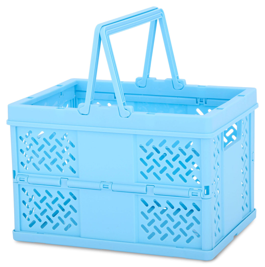 Iscream - BLUE FOLDABLE STORAGE CRATE SMALL