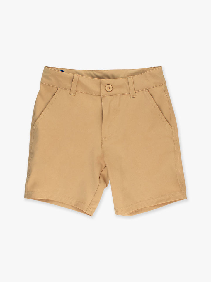 RuffleButts - Boys Classic Khaki Hybrid Shorts