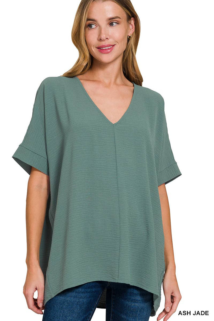 42POPS - Airflow Dolman Short Sleeve Top SI-24277
