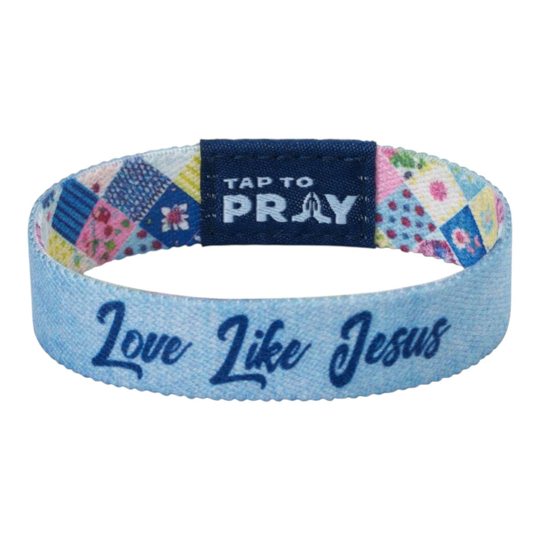 Versible - Tap To Pray® Wristband – Patchwork - Love Like Jesus