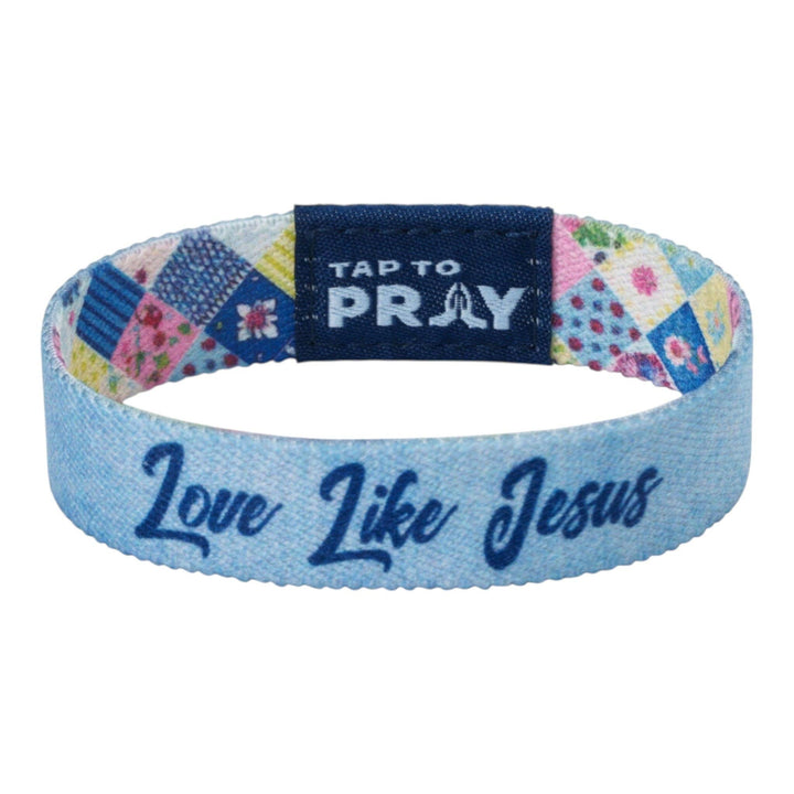 Versible - Tap To Pray® Wristband – Patchwork - Love Like Jesus