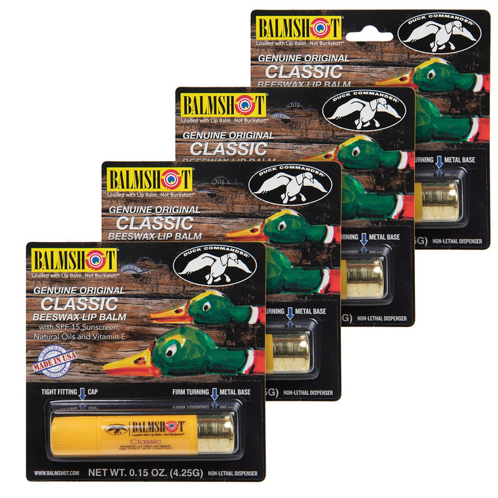 BALMSHOT Lip Balm - Shotgun Shell Lip Balm | Classic Vanilla | Duck Commander