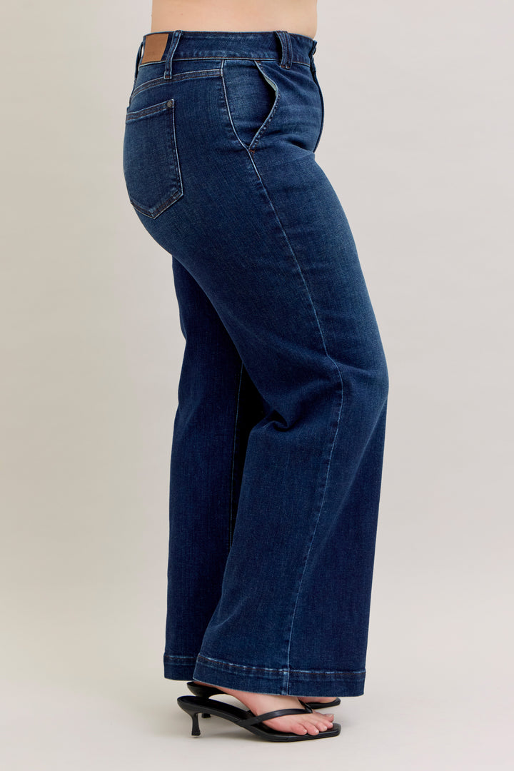 JUDY BLUE HW Trouser Wide Leg