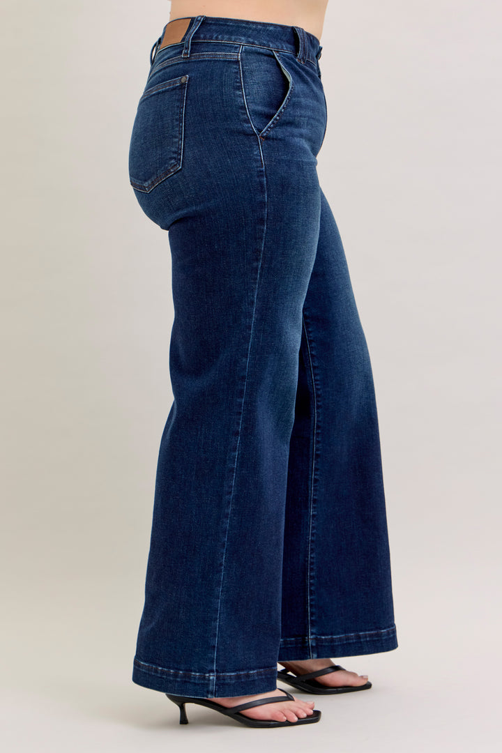 JUDY BLUE HW Trouser Wide Leg