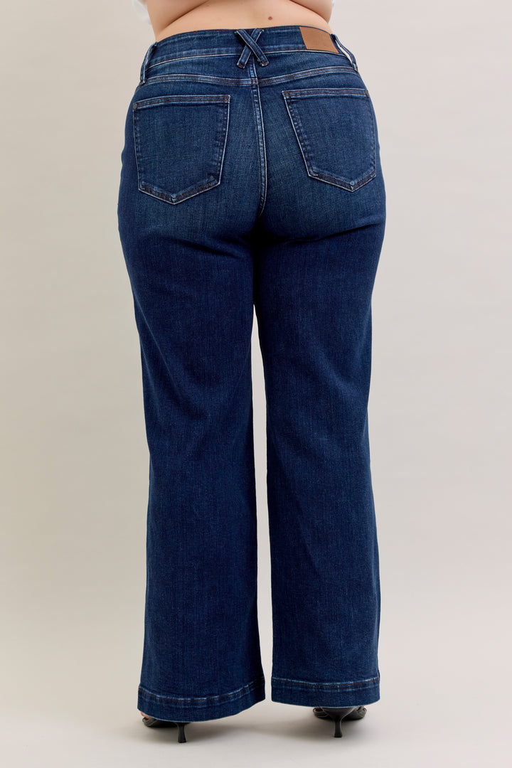 JUDY BLUE HW Trouser Wide Leg