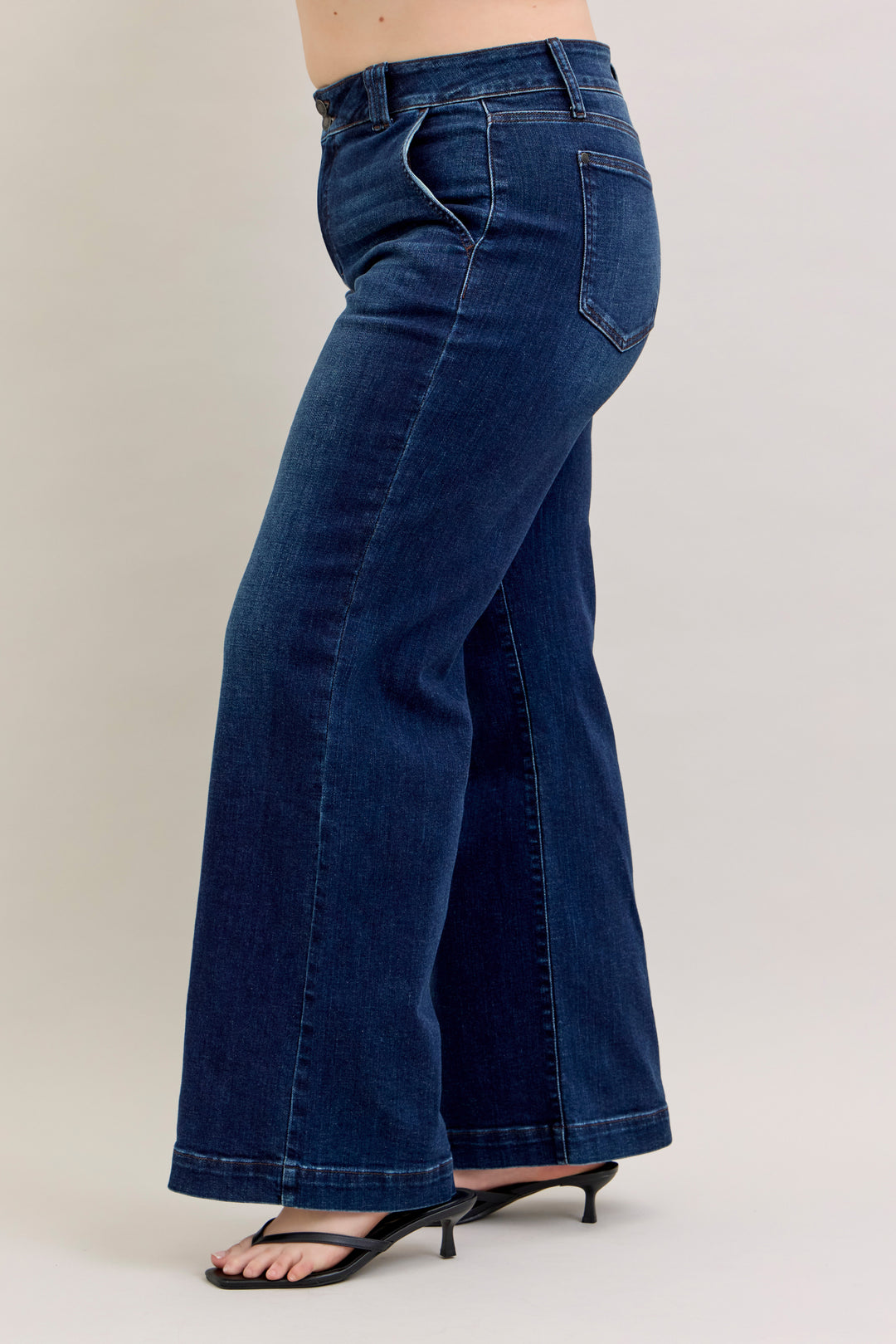JUDY BLUE HW Trouser Wide Leg