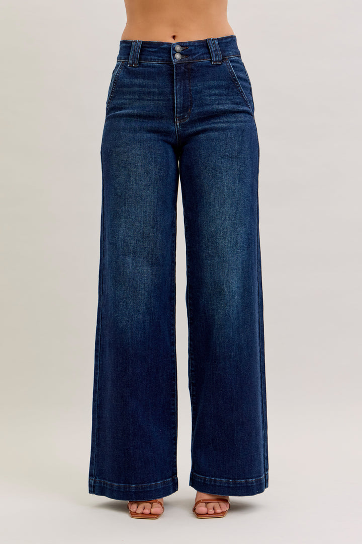 JUDY BLUE HW Trouser Wide Leg