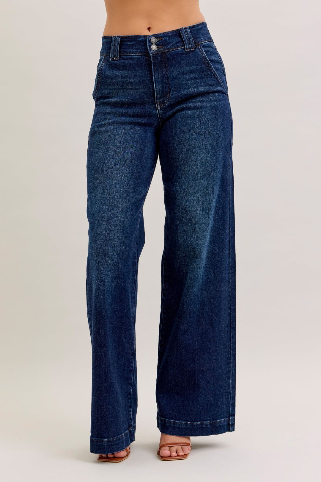 JUDY BLUE HW Trouser Wide Leg