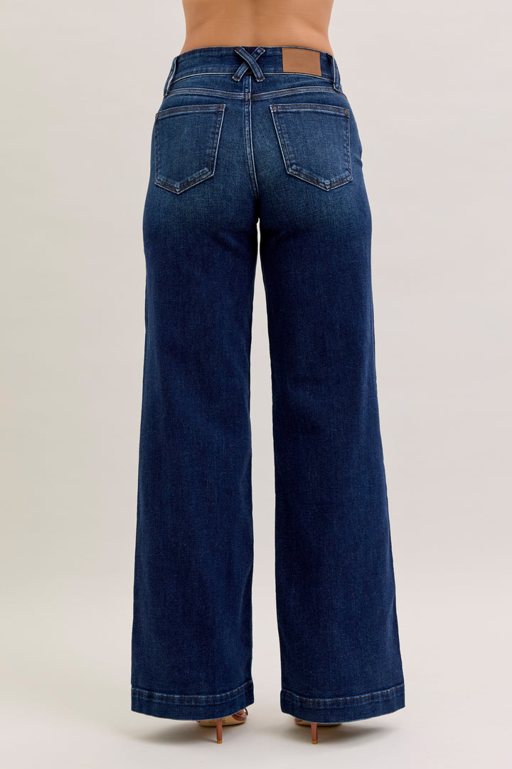 JUDY BLUE HW Trouser Wide Leg