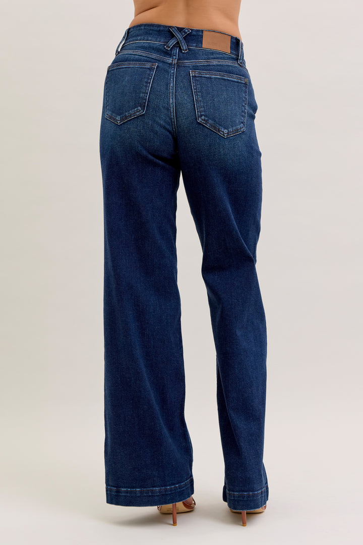 JUDY BLUE HW Trouser Wide Leg