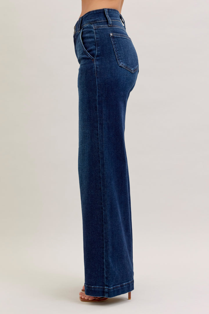 JUDY BLUE HW Trouser Wide Leg