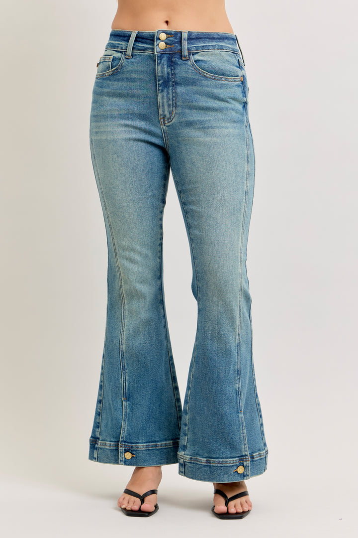 Judy Blue HW Vintage Wash Flare