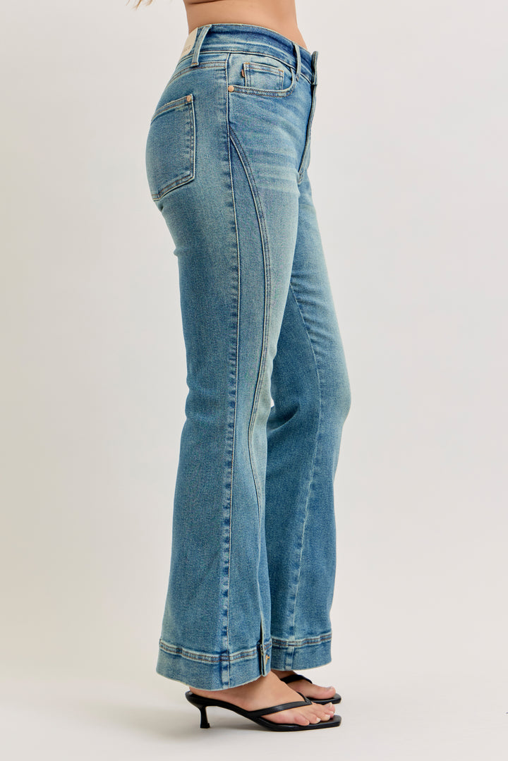 Judy Blue HW Vintage Wash Flare