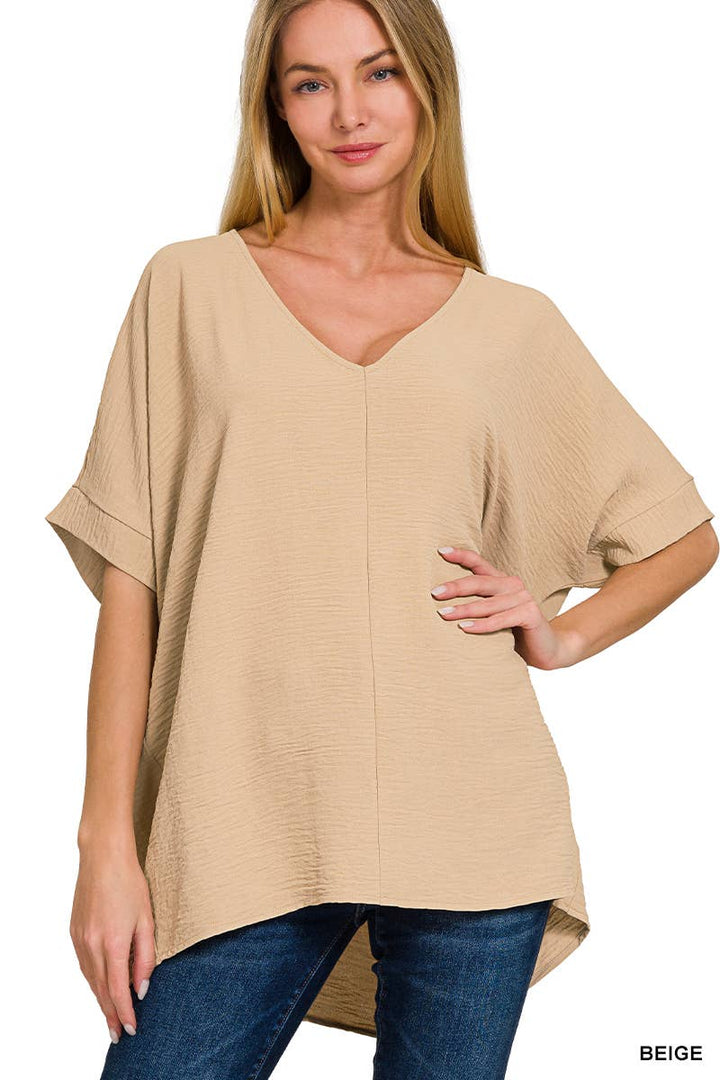 42POPS - Airflow Dolman Short Sleeve Top