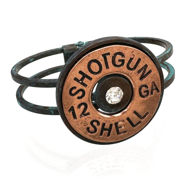 Lunar Deer - Large 12 Gauge Shotgun Bullet Shell Cuff Bangle