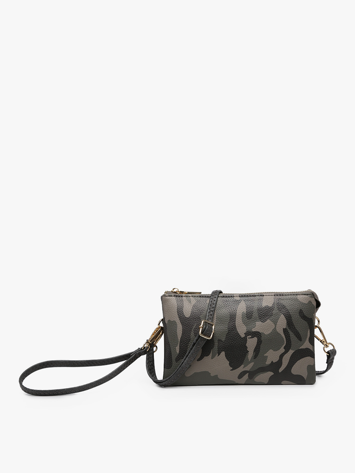 Jen &amp; Co. - Riley Monogrammable 3 Compartment Crossbody/Wristlet | M013