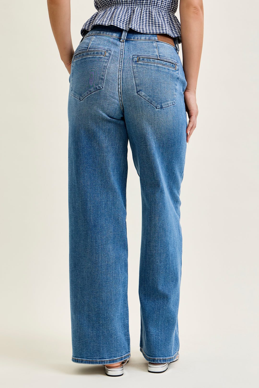 JUDY BLUE HW Column W/ Trouser Styling (Multi Inseam)