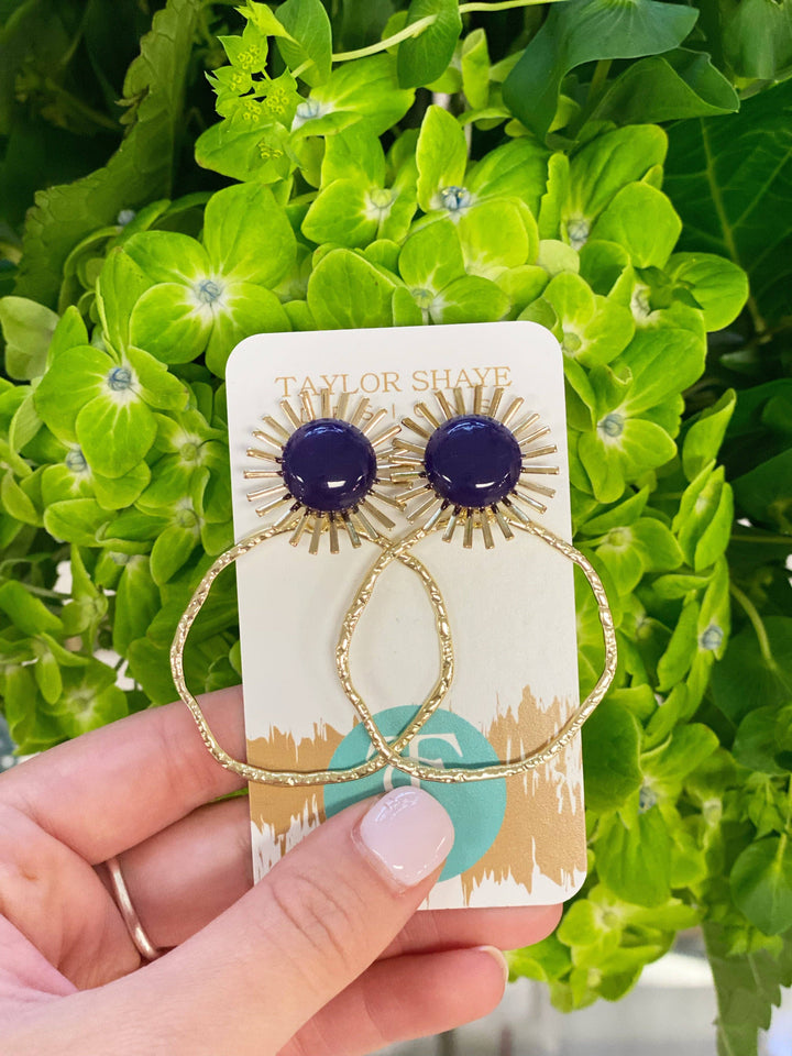 Taylor Shaye Designs - Colorful Sunburst Hoops