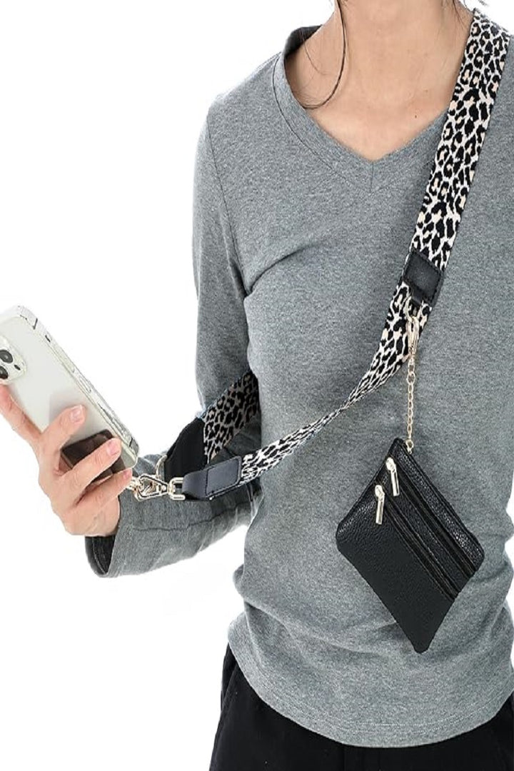 Clip &amp; go crossbody duo phone strap &amp; wallet