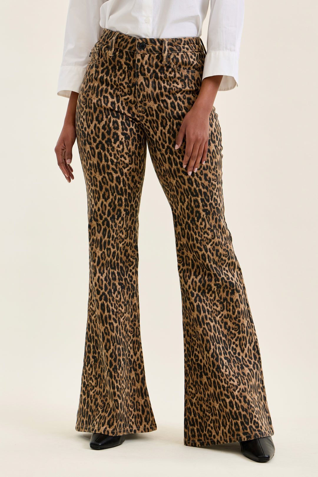 JUDY BLUE  MR JAQUELINE Flare P Leopard LUXE