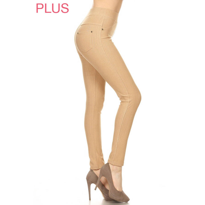 Leggings Depot - Plus Size Jeggings (1X2X)