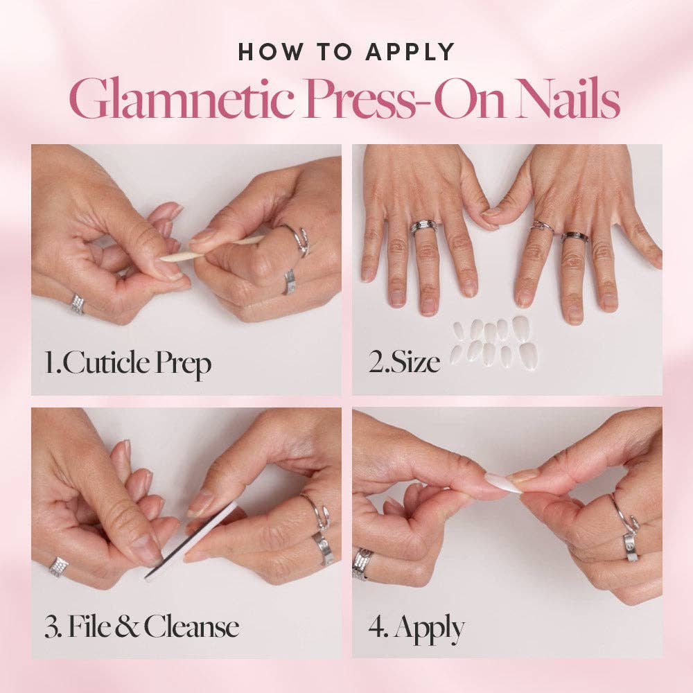 Glamnetic - Sprinkles Press-On Nails | Short Almond | Bright Multicolor