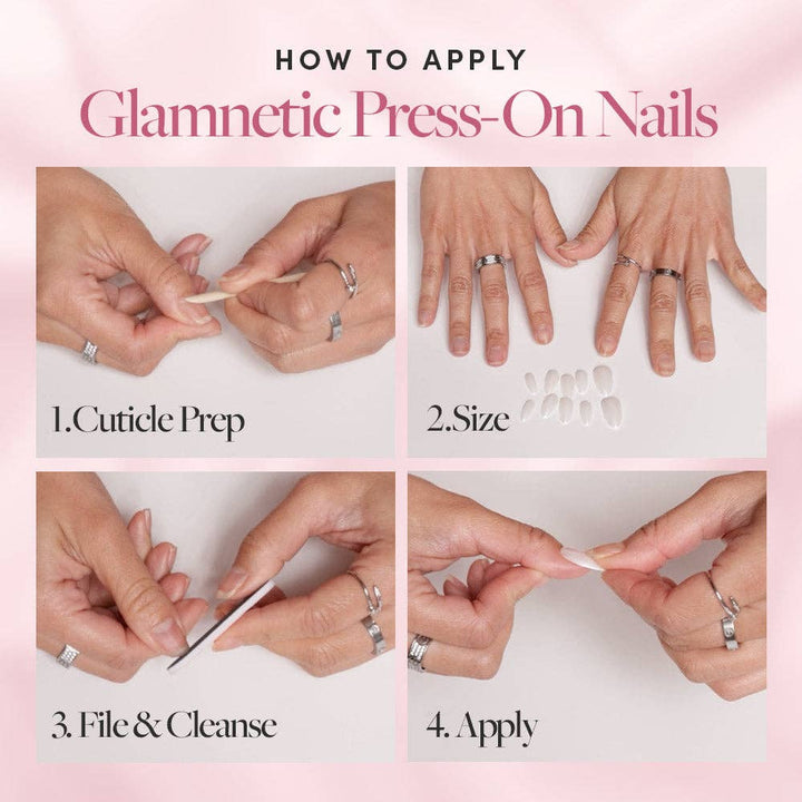 Glamnetic - Sprinkles Press-On Nails | Short Almond | Bright Multicolor
