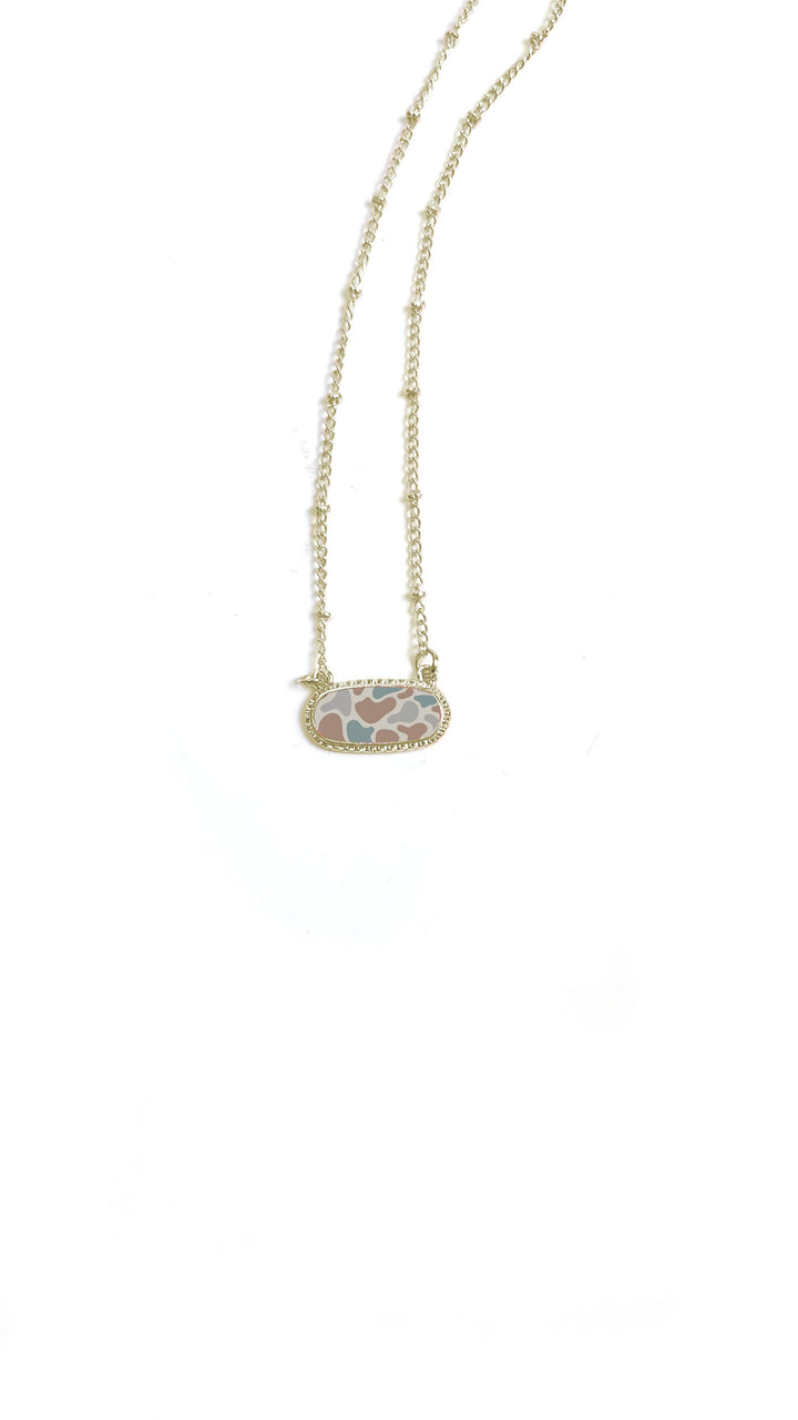 The Front Porch Label - Camo Necklace