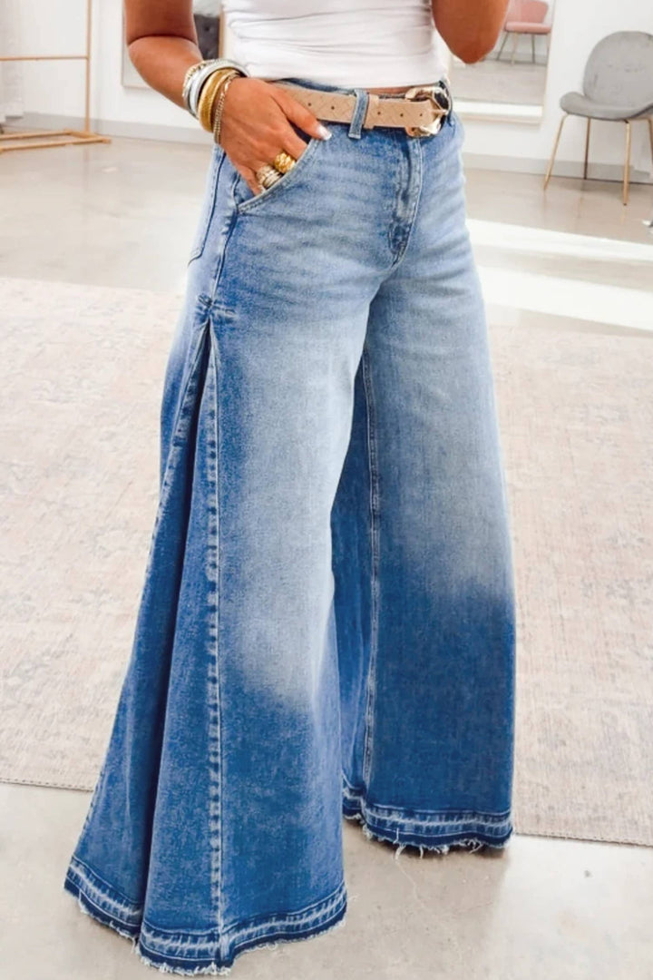 66DISCO - High Rise Wide Leg Jeans
