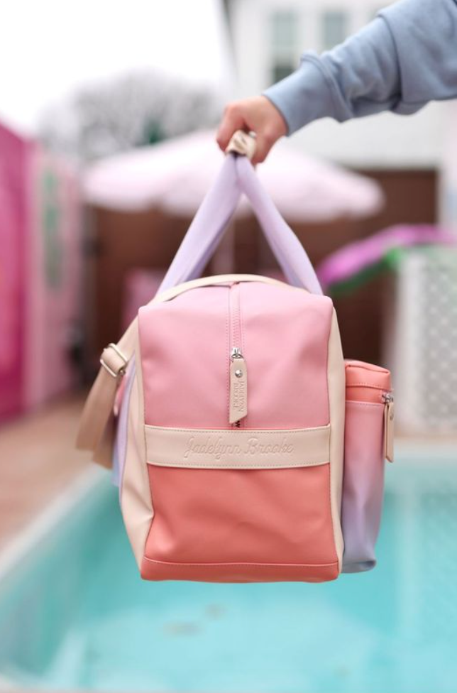 Jadelynn Brooke - Duffle Bag - Sunrise Gradient (Coral/Purple/Blue)