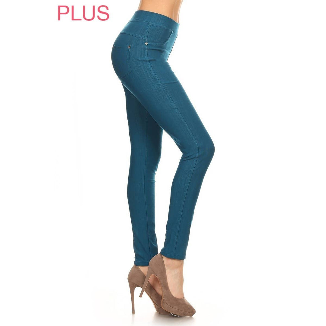 Leggings Depot - Plus Size Jeggings (1X2X)