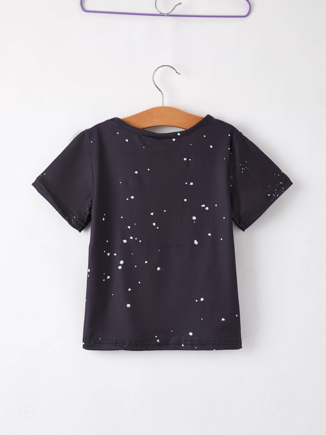 Baby Girl  Bleached Short Sleeve T-shirt Top