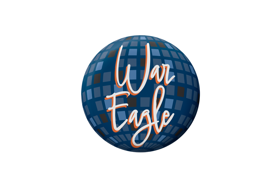 Auburn War Eagle Disco Button