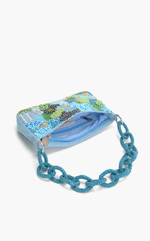 America &amp; Beyond - Blue Lagoon Glam Shoulder Bag