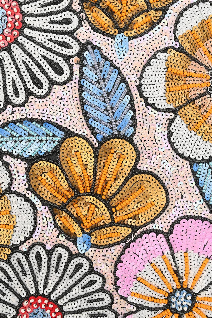America &amp; Beyond - Daisy Daydream Embellished Shoulder Bag