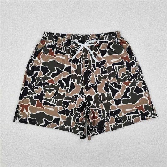Rosa Clothing - Elasticated Camouflage Digital Print Shorts