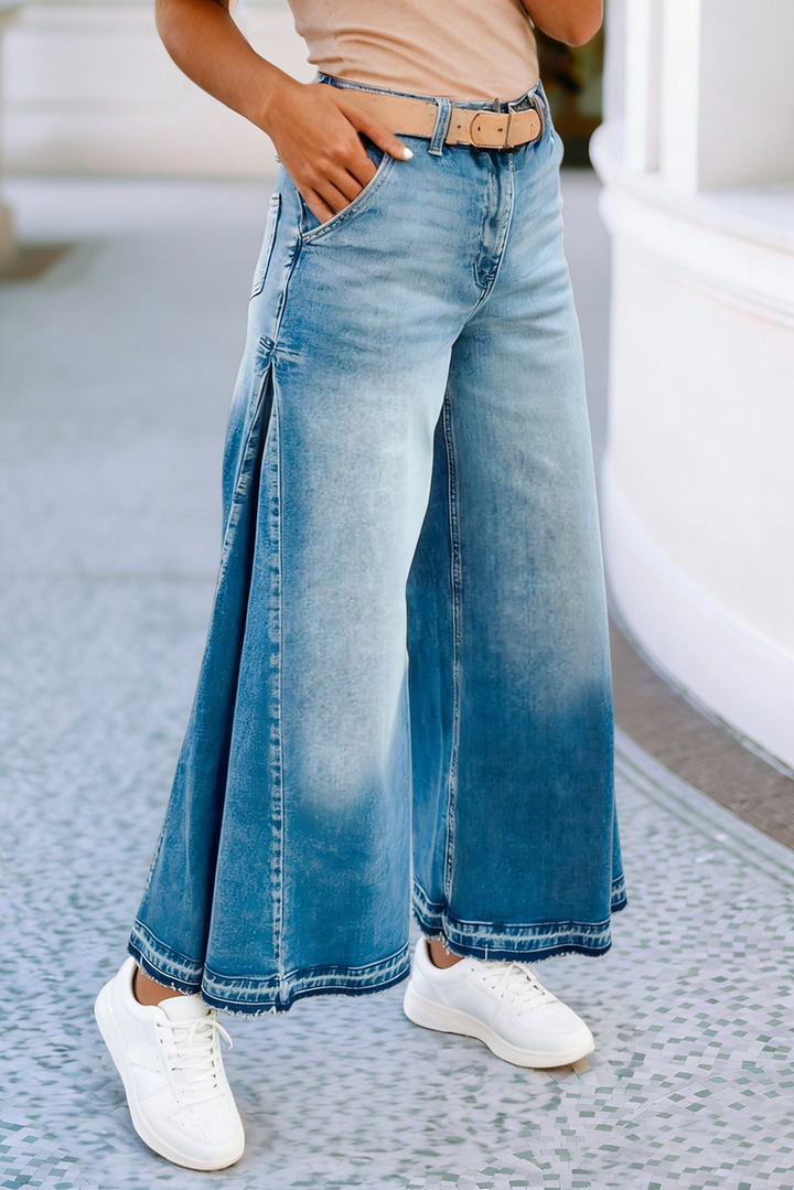 High Rise Wide Leg Jeans