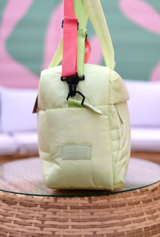 Jadelynn Brooke - Duffle Bag – Modern Puffer Duffle - Lime