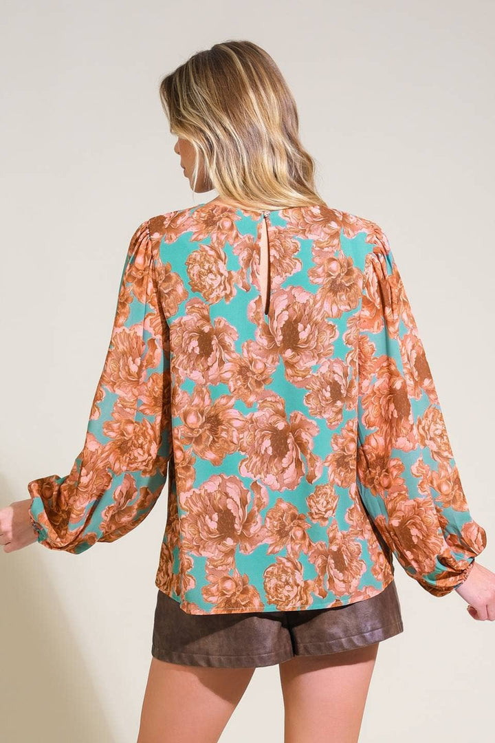 FLYING TOMATO - A printed woven top - IT13186