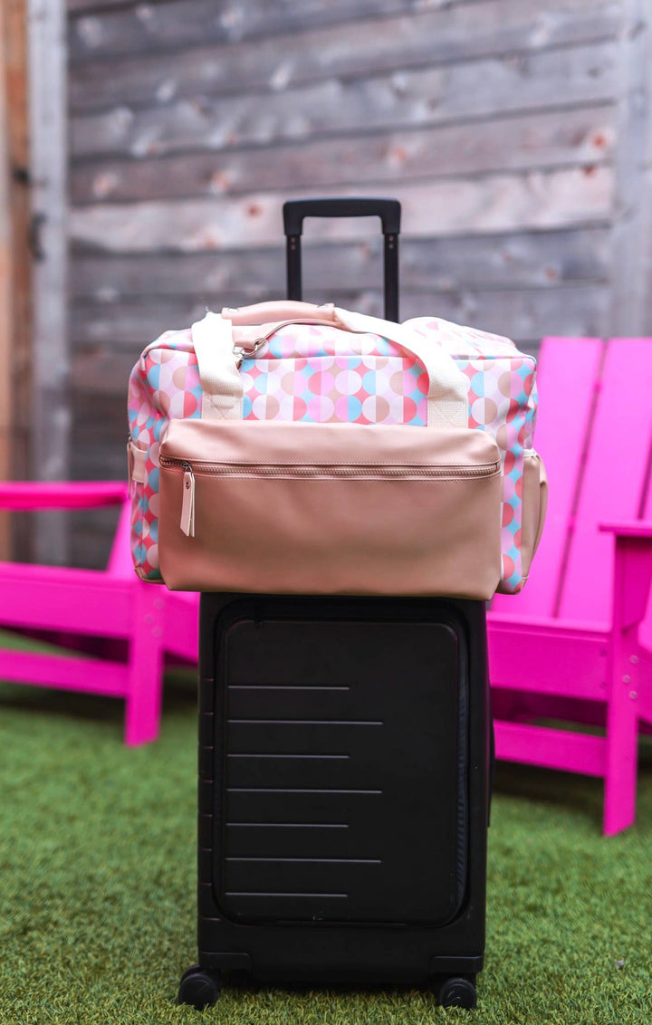 Jadelynn Brooke - Duffle Bag – Nashville – Pink/Tan