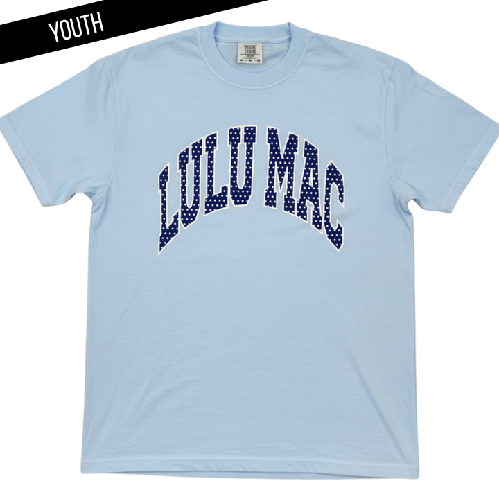 LULU MAC Chambray Youth Comfort Colors Tee