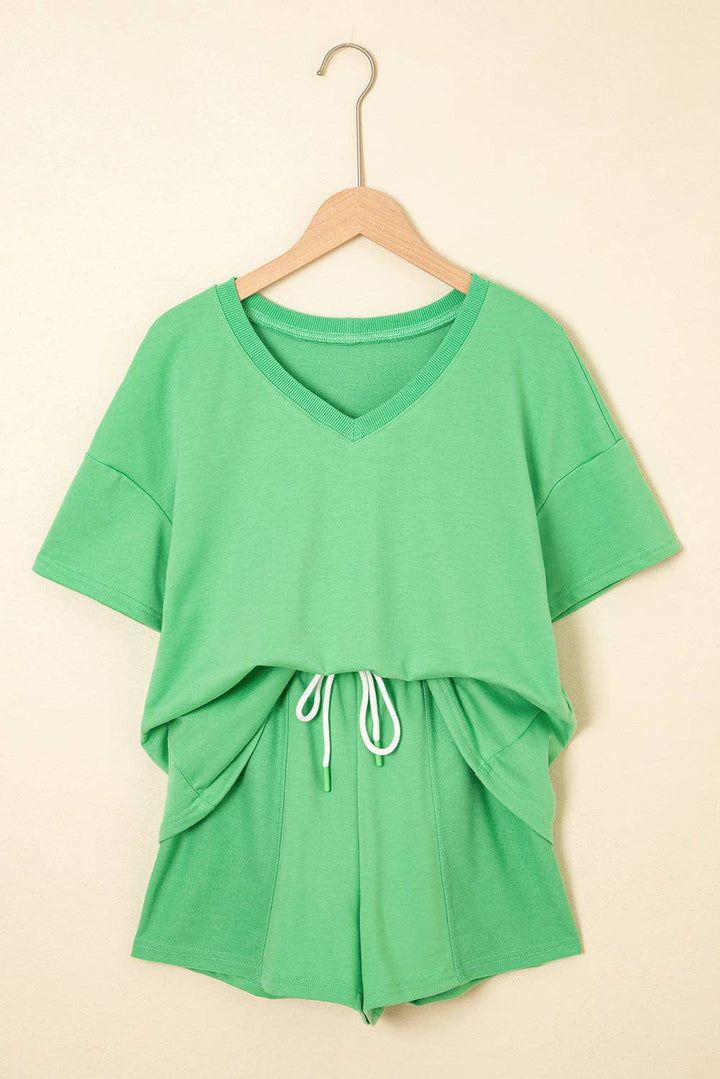 Two Pc Shorts Set