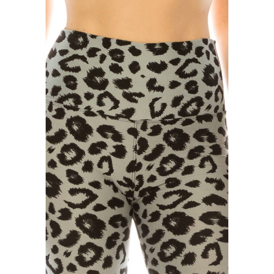 Leggings Depot - 5" Yoga Band Buttery Soft High Waist Print Leggings