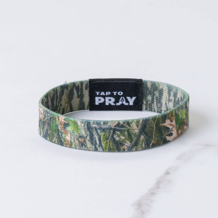 Versible - Tap To Pray™ Wristbands - Forest &amp; Tree Bark Camo