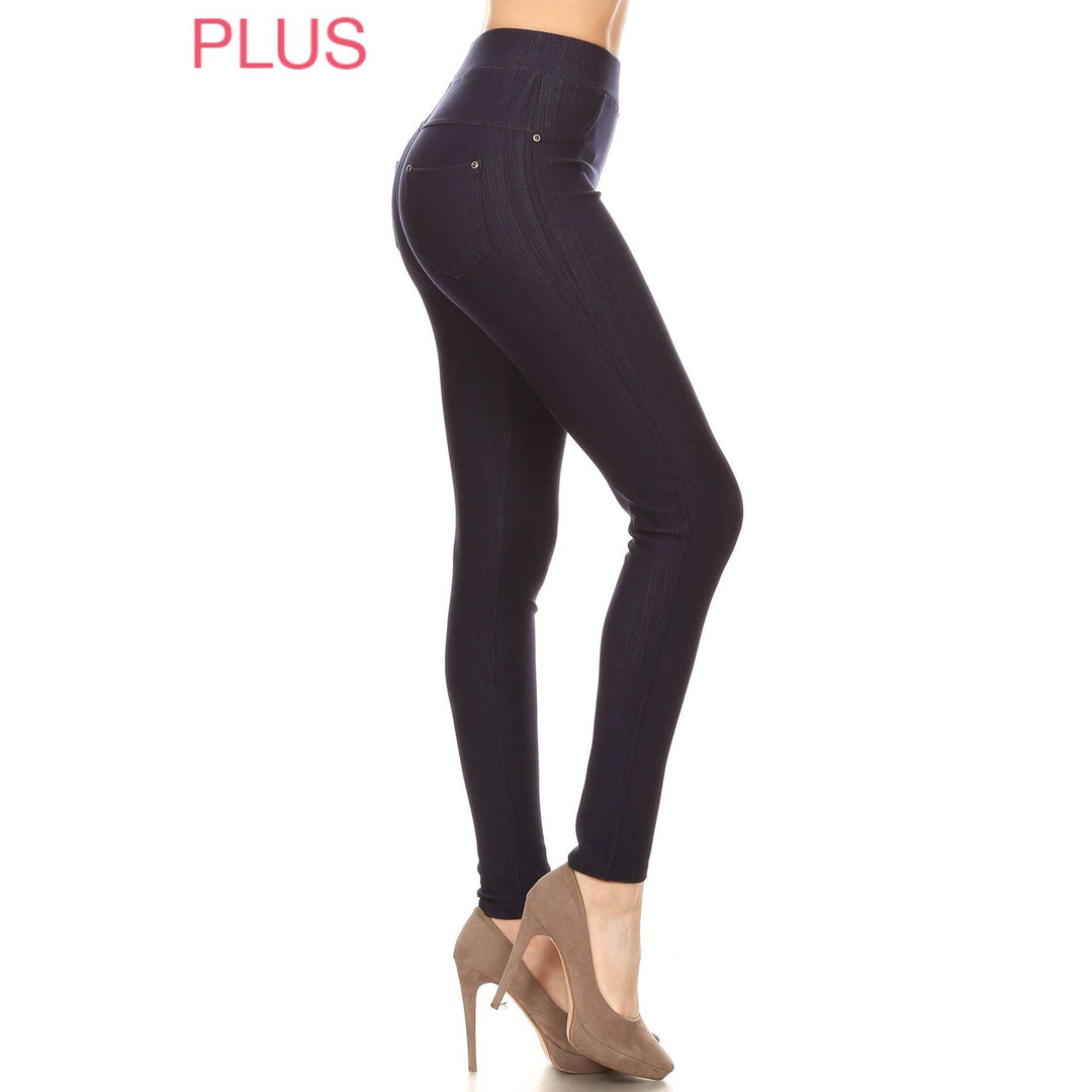 Leggings Depot - Plus Size Jeggings (1X2X)