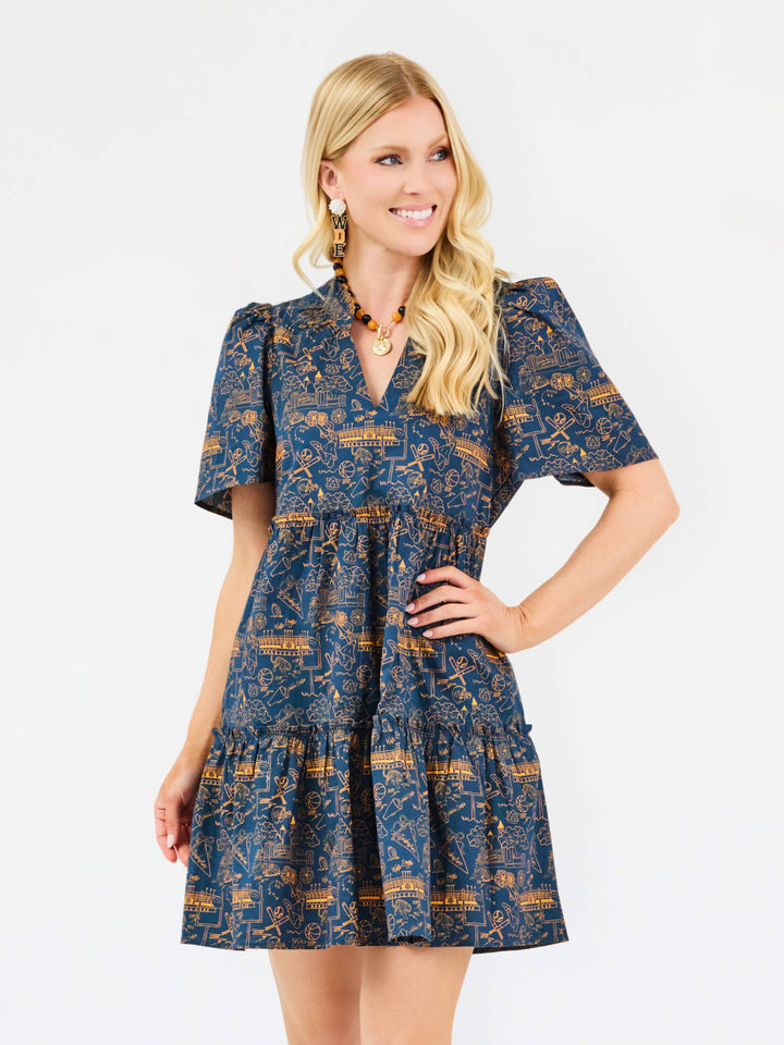 Ivy Mini Dress | Team Toile Auburn