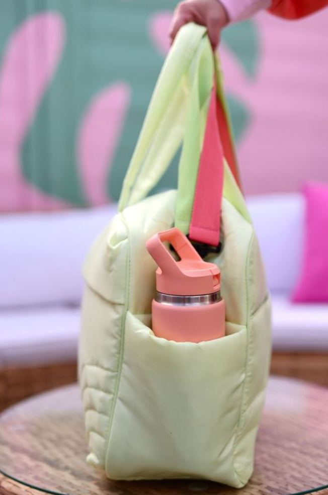 Jadelynn Brooke - Duffle Bag – Modern Puffer Duffle - Lime