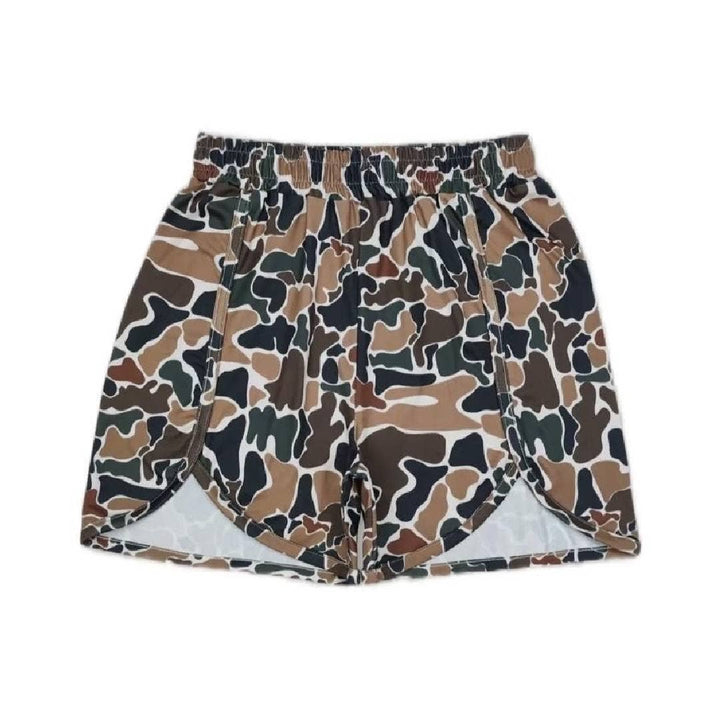 Rosa Clothing - Elasticated Camouflage Digital Print Shorts