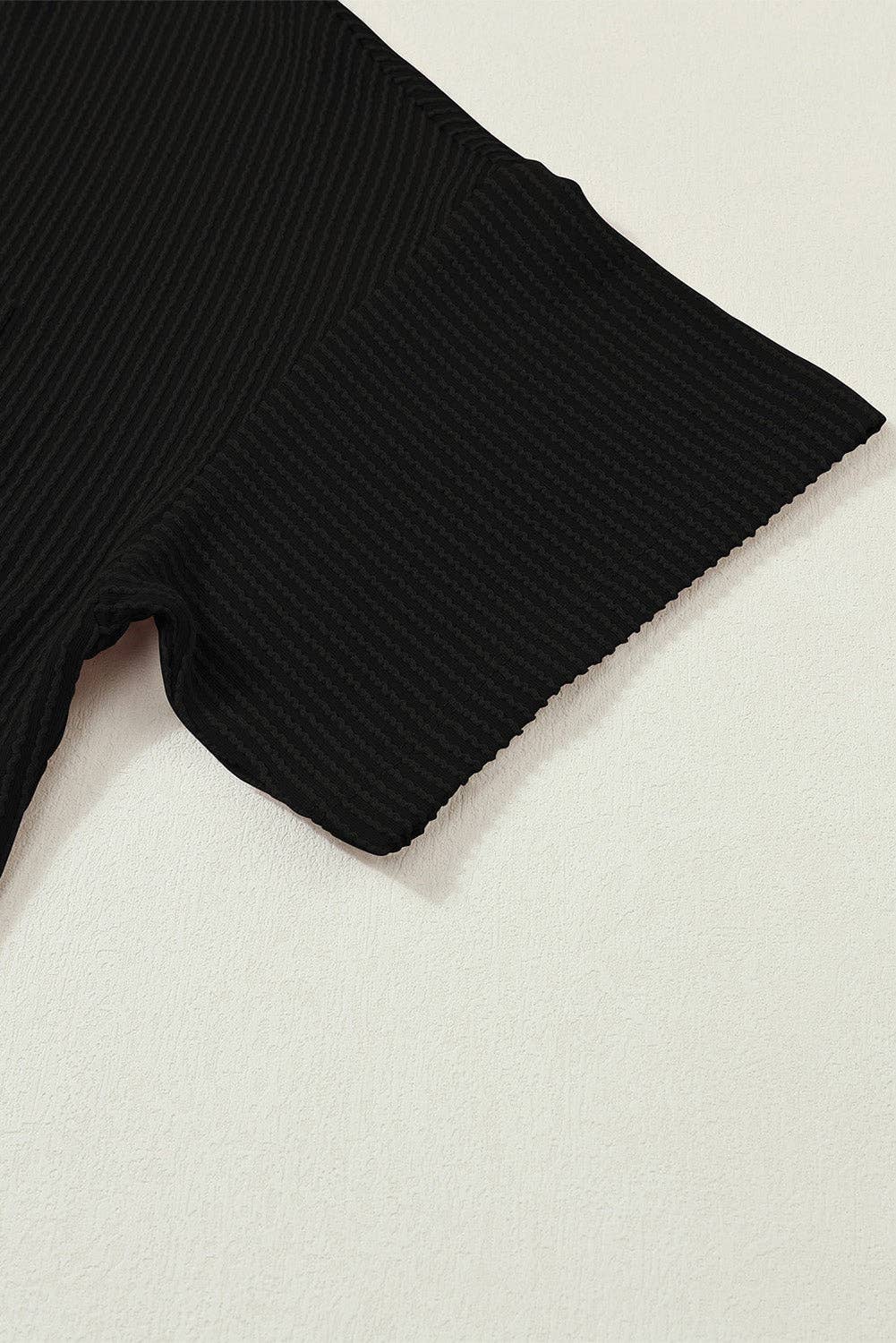 Corded V Neck